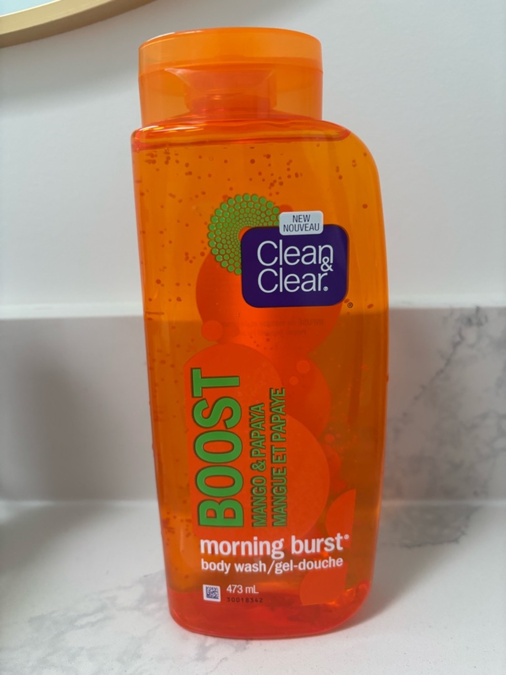 Clean & Clear Boost Morning Burst Mango & Papaya Body Wash 473ml